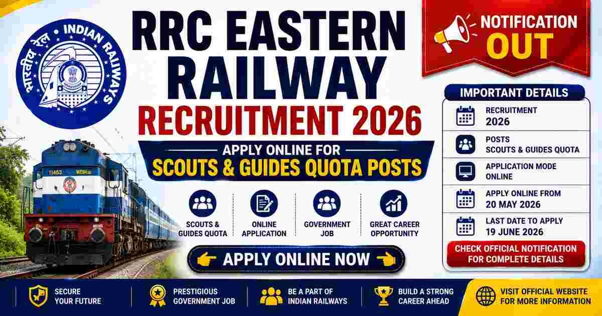 RRC Eastern Railway Recruitment 2026