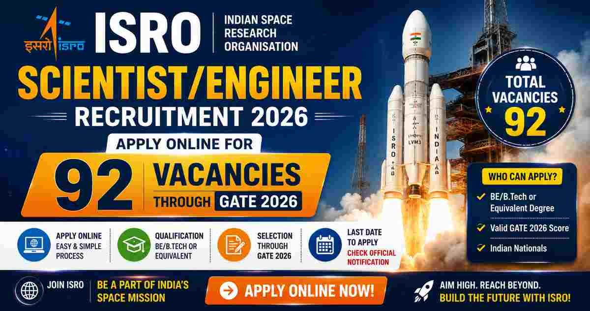 ISRO Scientist Engineer Recruitment 2026