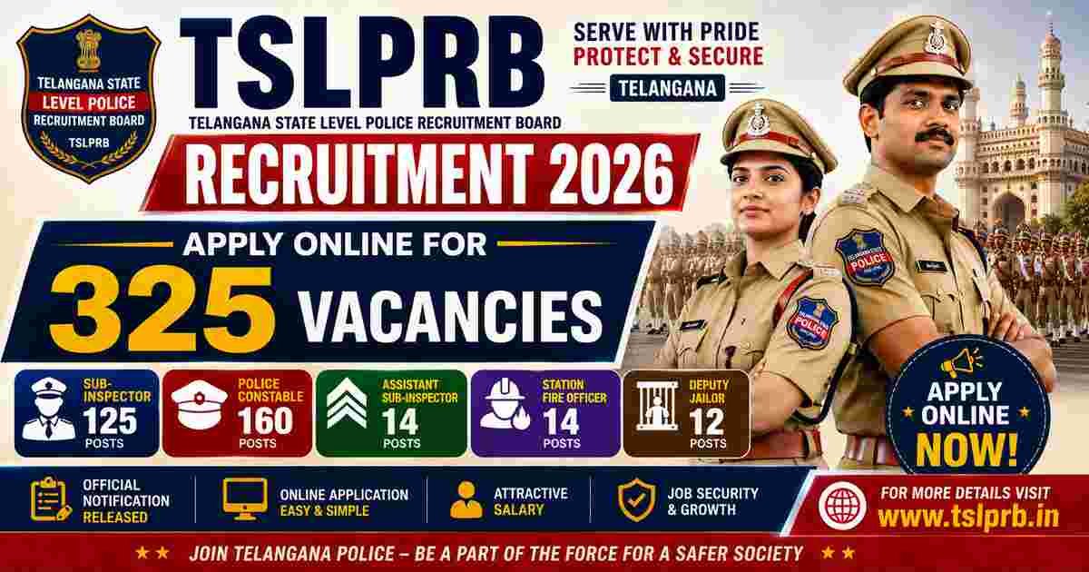 TSLPRB Recruitment 2026