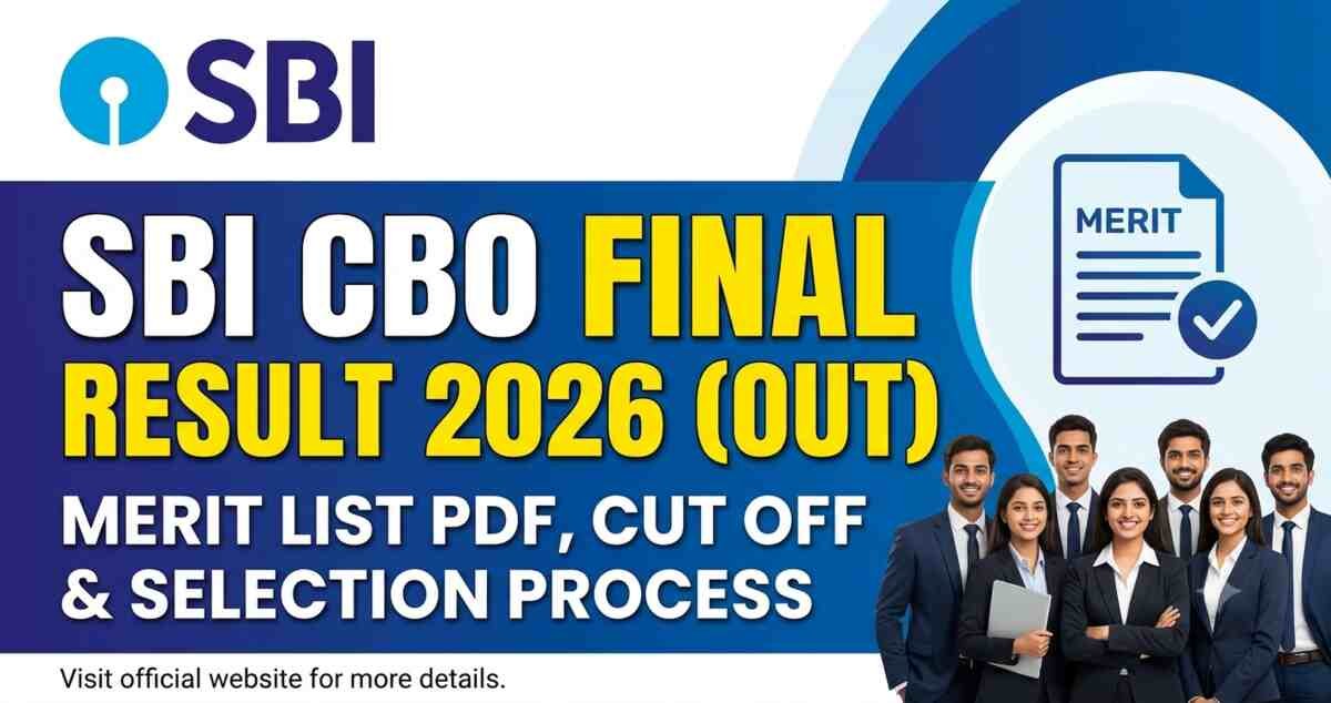 SBI Circle Based Officers CBO Final Result 2026